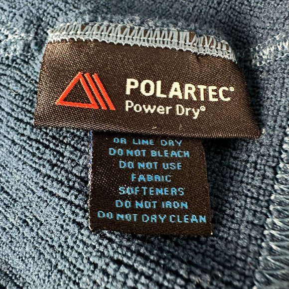 Eastern Mountain Sports Men's 1/4 Zip Polartec® Base Layer Top, Size M, Blue‎ - Picture 6 of 8